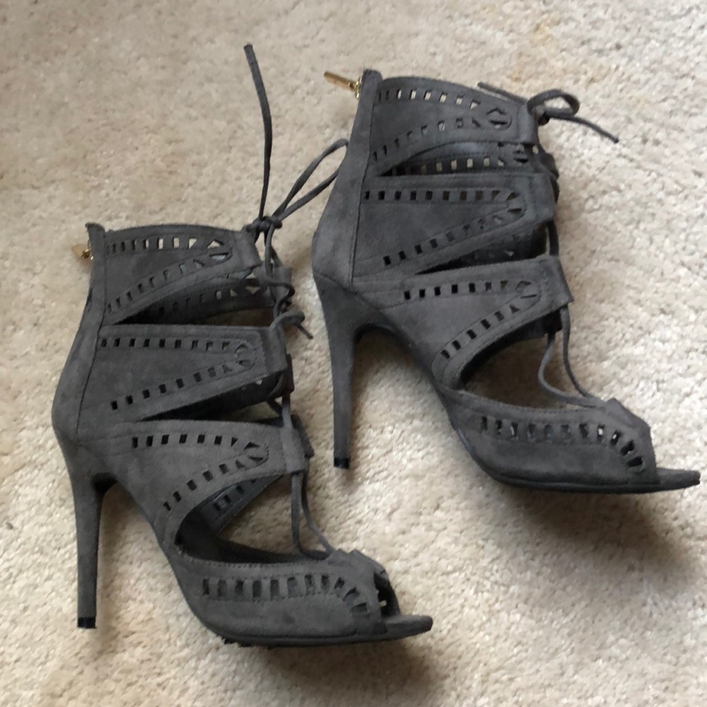 Zigi Soho Barrel Lace-up Heels